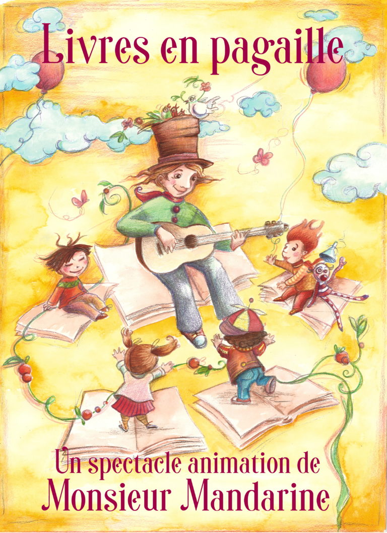 Livres en Pagaille : M. Mandarine à la médiathèque